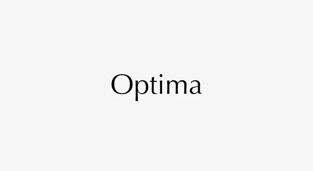 Optima Font Family