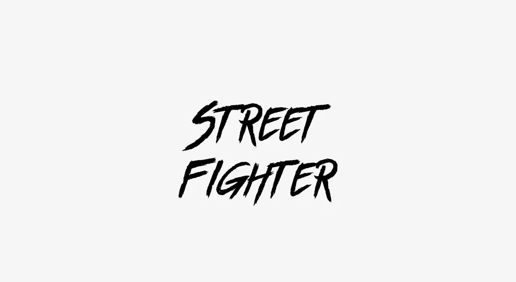 Street Fighter Font