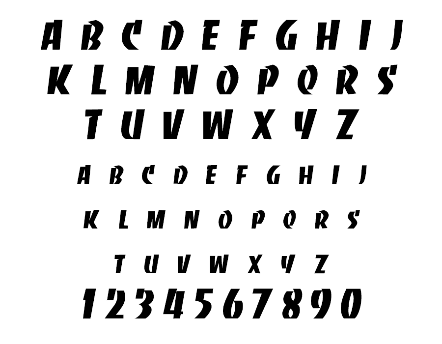 Thrasher Font Preview