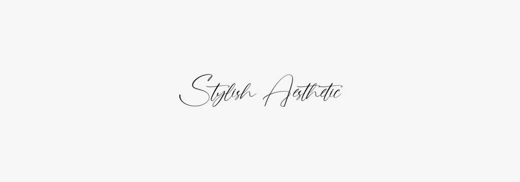 Stylish Aesthetic Font