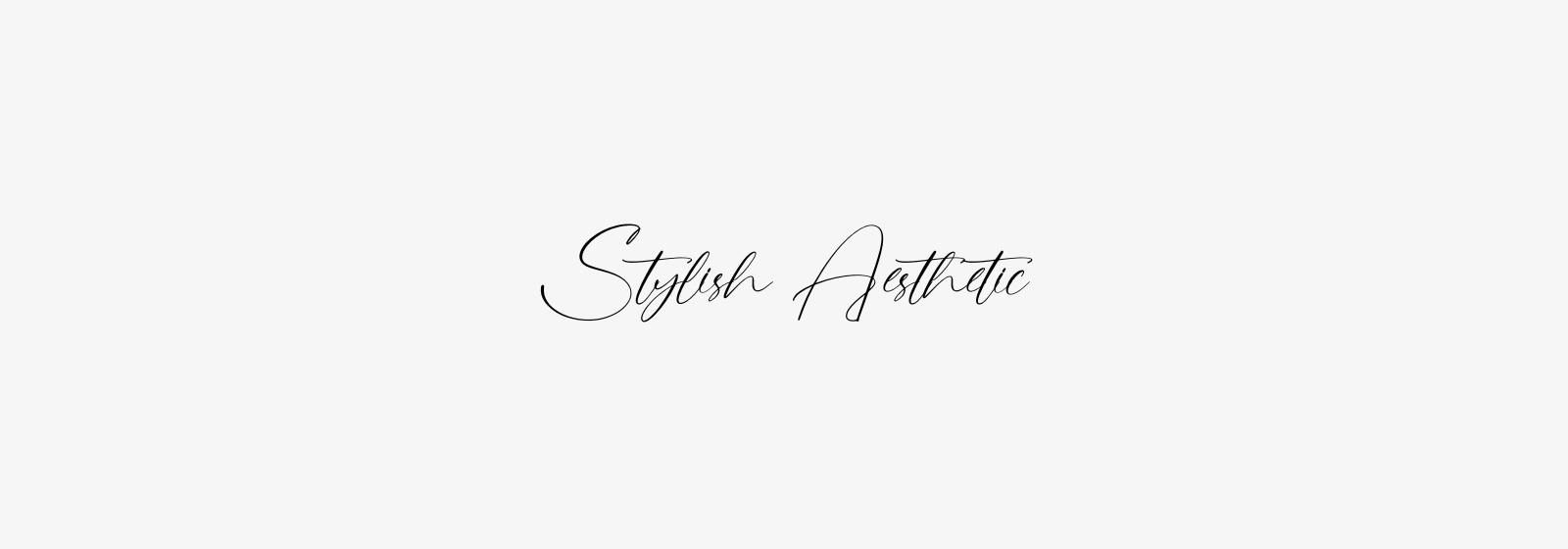 Stylish Aesthetic Font